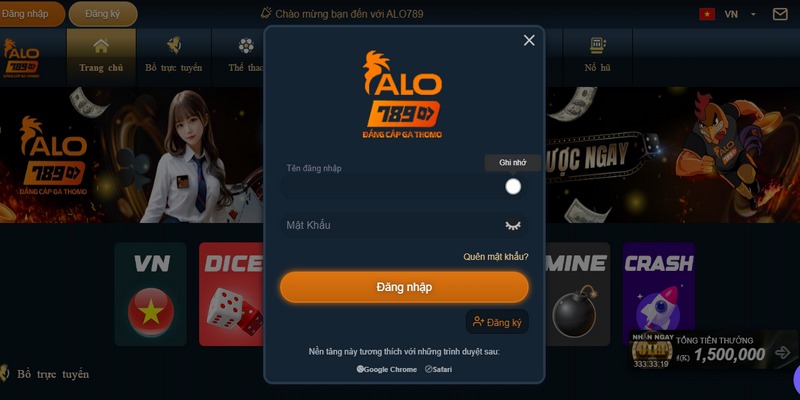 Đăng ký ALO789 là bước cơ bản để trải nghiệm chơi game an toàn